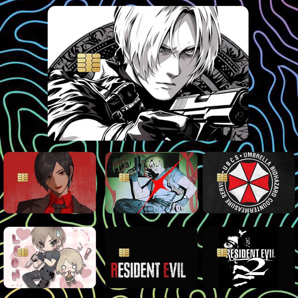 Board Game Resident Evil - Resident Evil Game Leon Cool Sticker