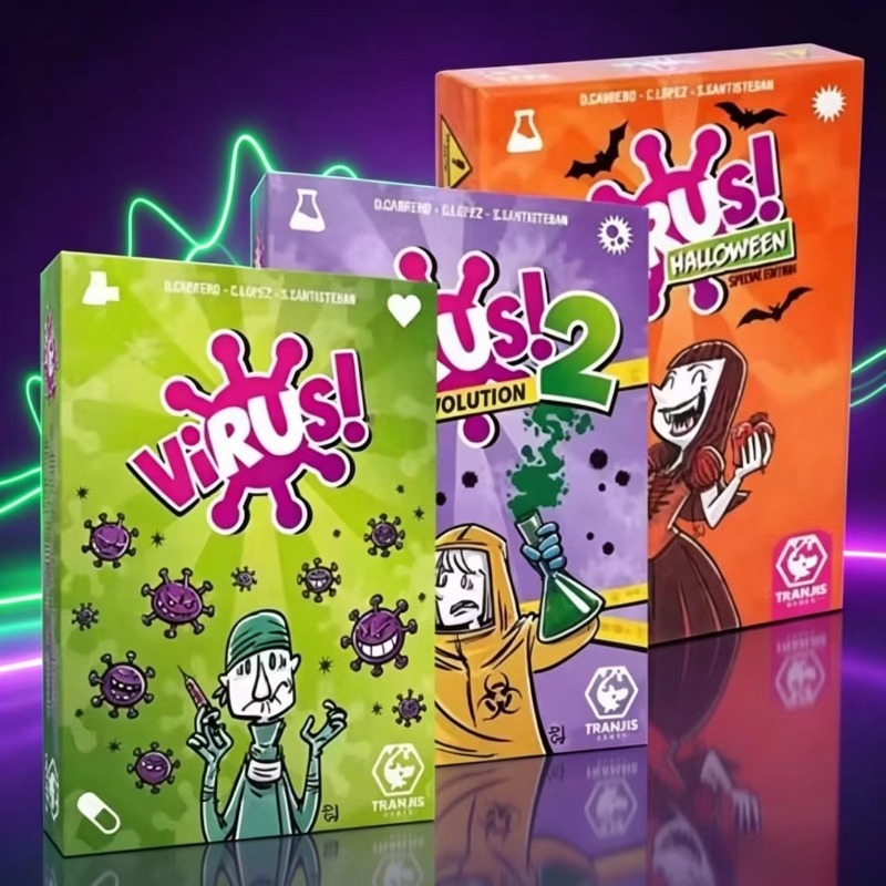 Board Game Virus - Family Strategy Card Game Set Virus