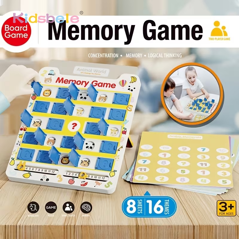Board Game Flip 7 - Kids Memory Matching Board Game, Flip