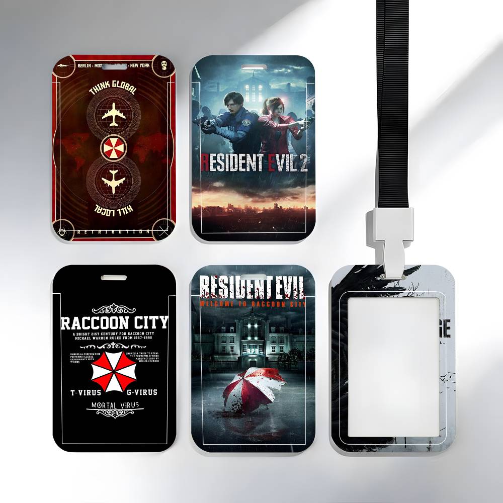 Board Game Resident Evil - Game Resident Evil Lanyard Card Holders