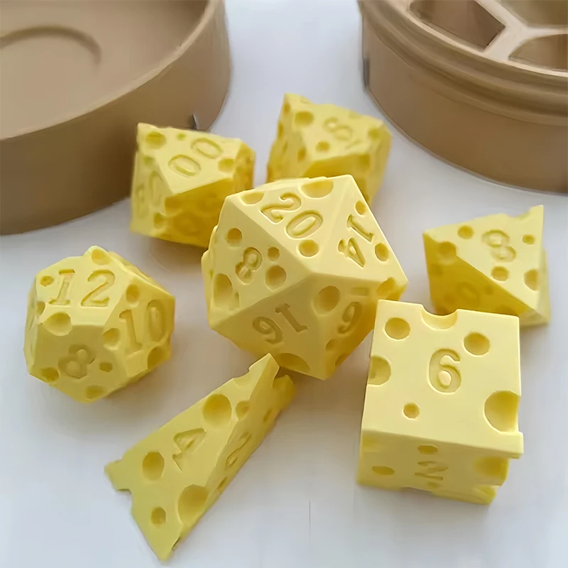 Creative Irregular Cheese Dice - Board Game Digital 评论和价格