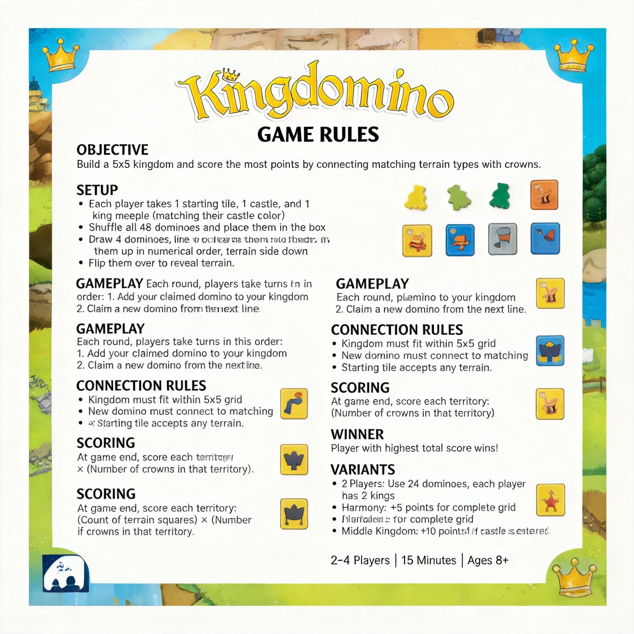 Winner Board Game Kingdomino S - Board Game Flip 7 评论和价格