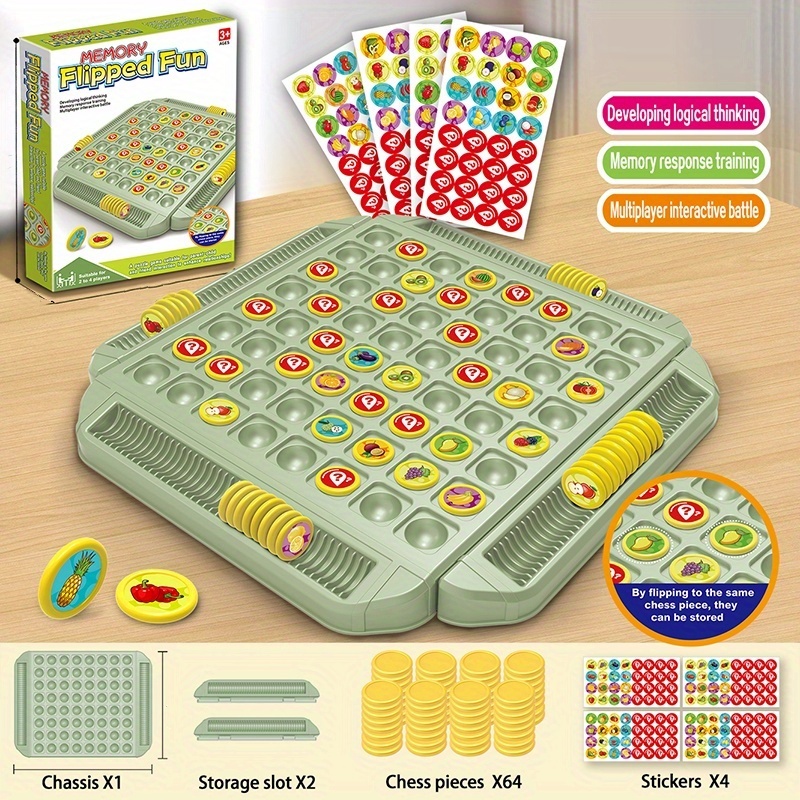 Educational Fruit Flip Memory  - Board Game Flip 7 评论和价格