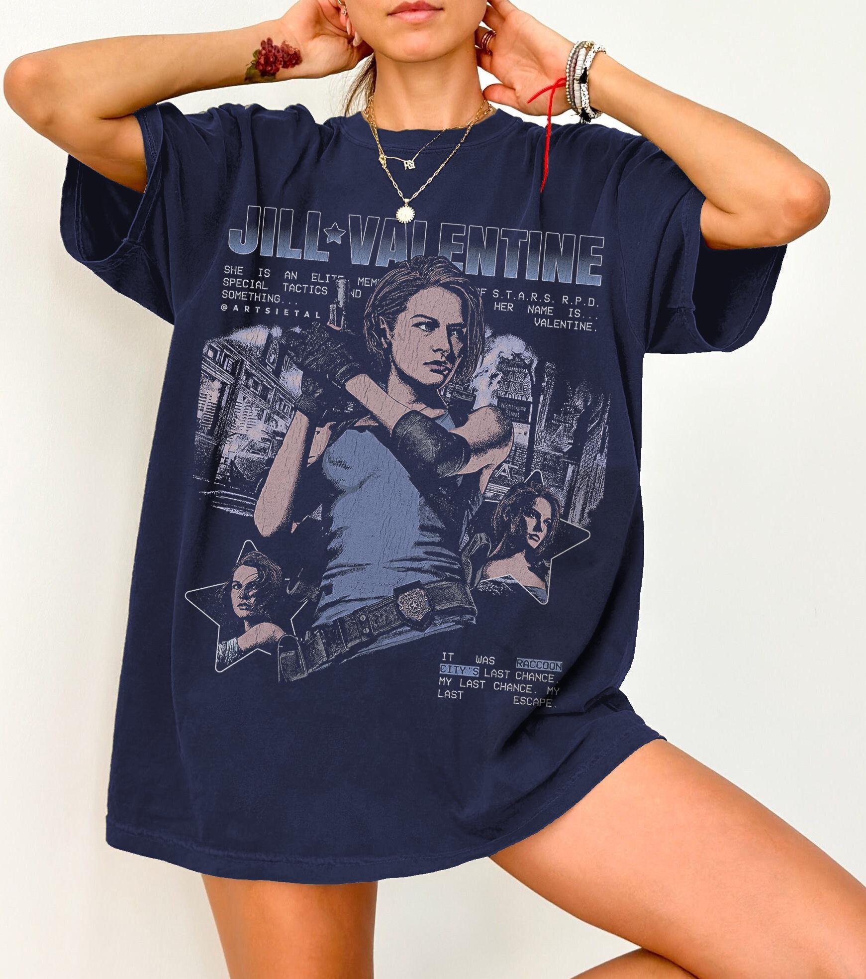 Jill Valentine RE Theme T-shir - Board Game Resident Evil 评论和价格
