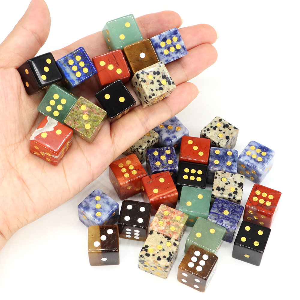15mm Natural Stone Six Sided D - Board Game Digital 评论和价格
